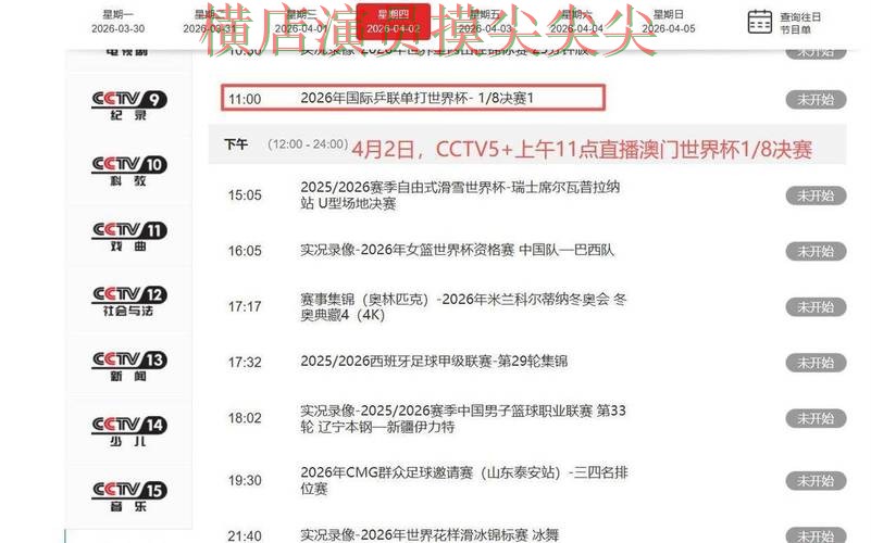 世界杯竞猜平台整理：聚焦实时直播与赛事直播体验 - 世界杯直播